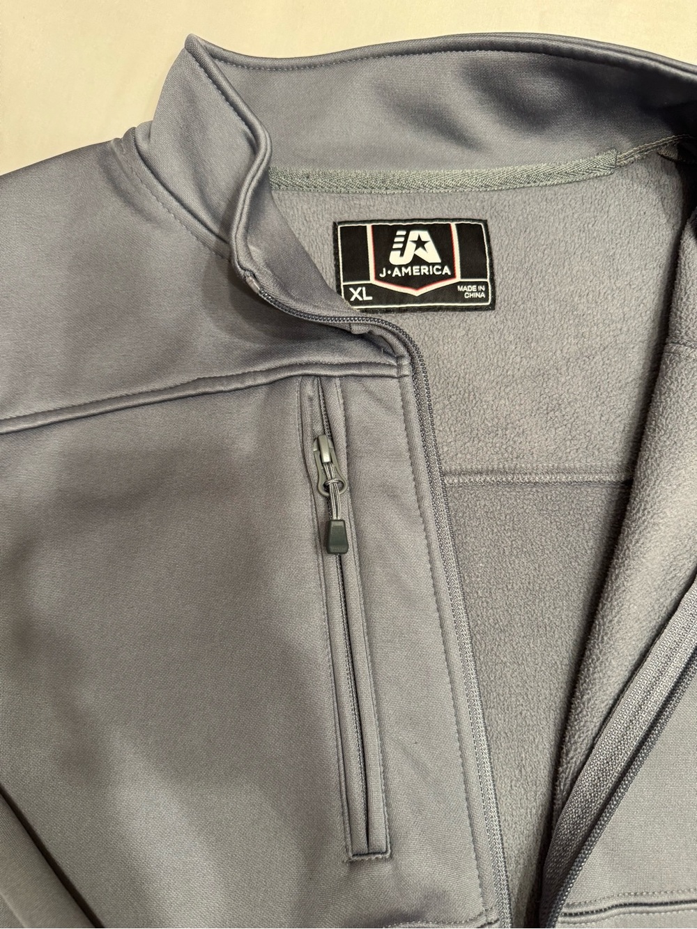 Xavier University Men's Gray Zip-Up Jacket - Picture 2 of 4